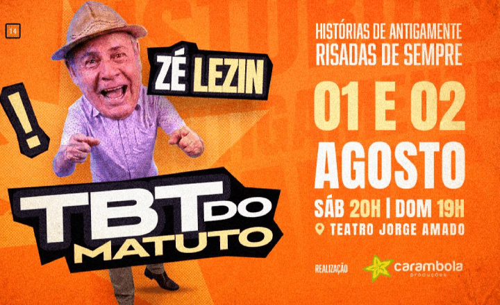 ZÉ LEZIN EM “TBT DO MATUTO”